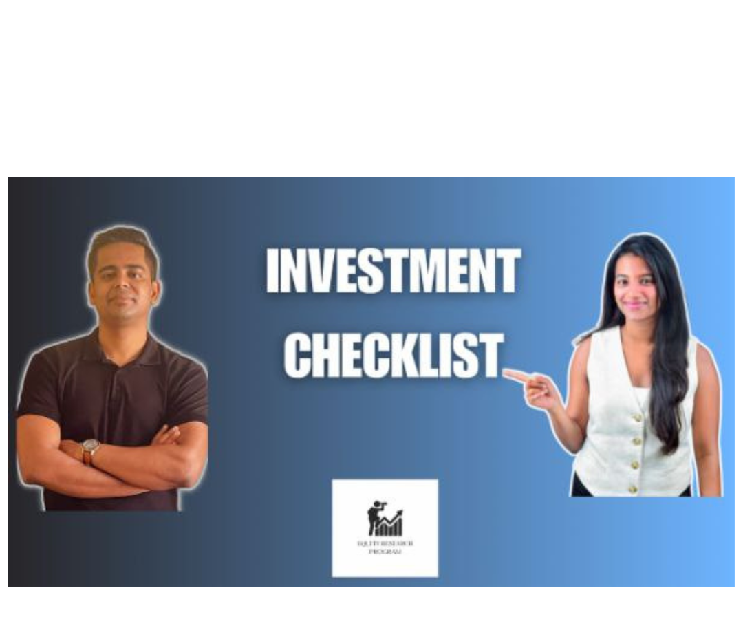 Equity Research Program Investment Checklist Course