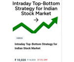 MSG TRADING Intraday Top-Bottom Startegy For Indian Stock Market