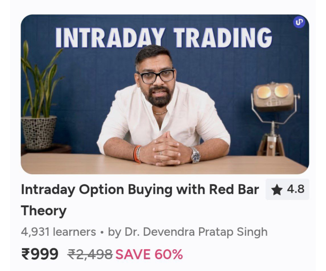 Trade with Dr Devendra Intraday Option Buying With Red Bar Theory