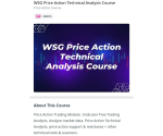 WSG Price Action Technical Analysis Course by Wealth SaGa Courses