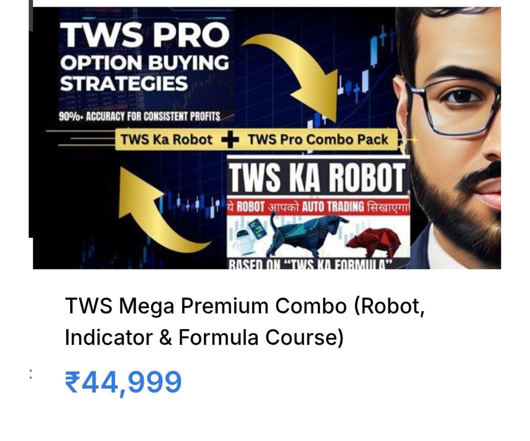 Trade with Sanchit TWS Mega Premium Combo Course