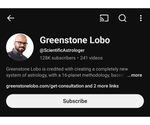 Financial Astrology Course by Greenstone Lobo 2026