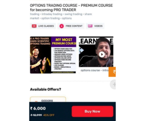 Nifty Prediction Option Trading Course By Uday Mehra