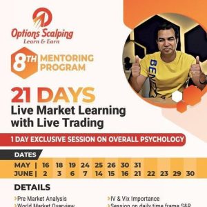 Siva Option Scalping – 8th Mentorship Program 2022 Siva Kumar Jayachandran Course