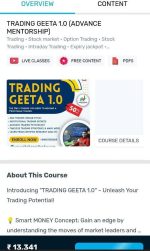 Bengal trader course Trading Geeta 1.0 –  Advance Mentorship