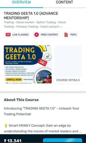 Bengal trader course Trading Geeta 1.0 –  Advance Mentorship