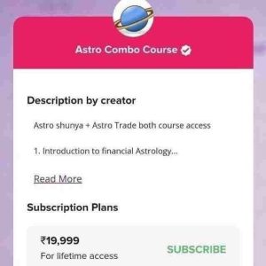 Impulse Technical (Harshubh Shah) Astro Shunya + Astro Trade Both Courses Combo